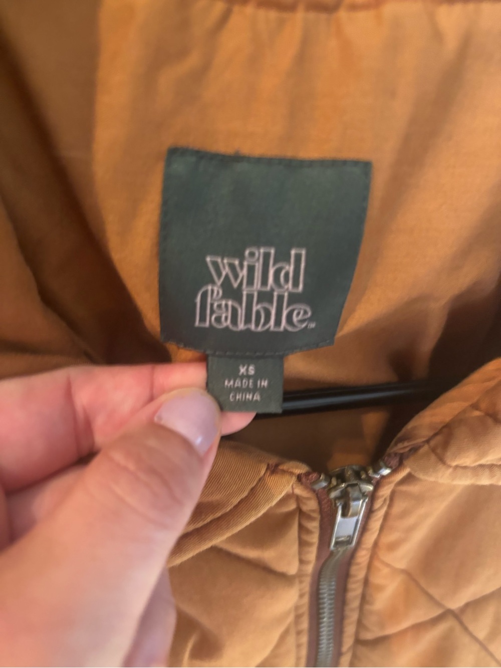 Wild Fable Quilted Bomber Jacket - Rust - Picture 2 of 2
